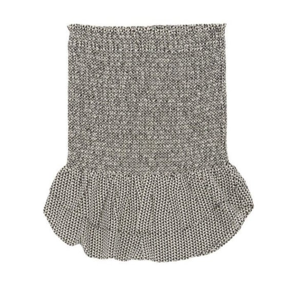 NWT Madewell Silk Skirt Black & White M - Picture 1 of 5